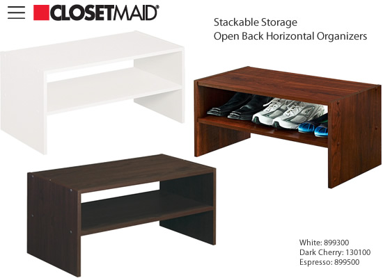 ClosetMaid 24.1-in Alder Laminate Stacking Storage at
