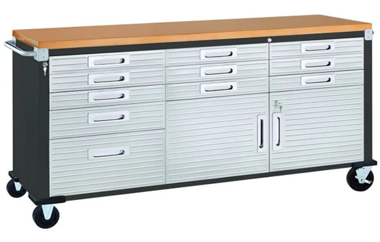 Ultra HD Mega Storage Cabinet - Stainless Steel